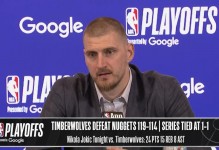 戈贝尔谈末节锁死约基奇：我不是联盟前三的防守者 我就是运气好 - 全民赛事 - 体育在线窗