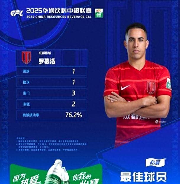 罗慕洛社媒晒定妆照:效力蓉城第五个赛季,既骄傲也深感责任重大