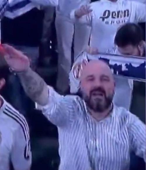 球迷做纳粹手势!官方:皇马被罚15000欧 关闭部分看台缓期1年执行