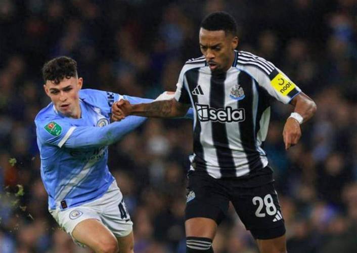 马尔穆什加盟曼城以来对阵纽卡打进6球,占比总进球46%