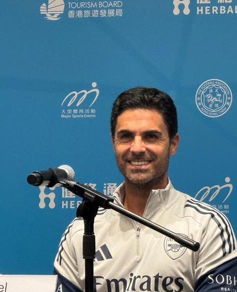 阿尔特塔：客战药厂收获平局令人振奋；对于萨卡我完全信任且欣赏