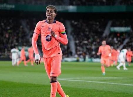 五大联赛U21球员联赛进球榜：亚马尔14球居首 扬·迪奥曼德第二