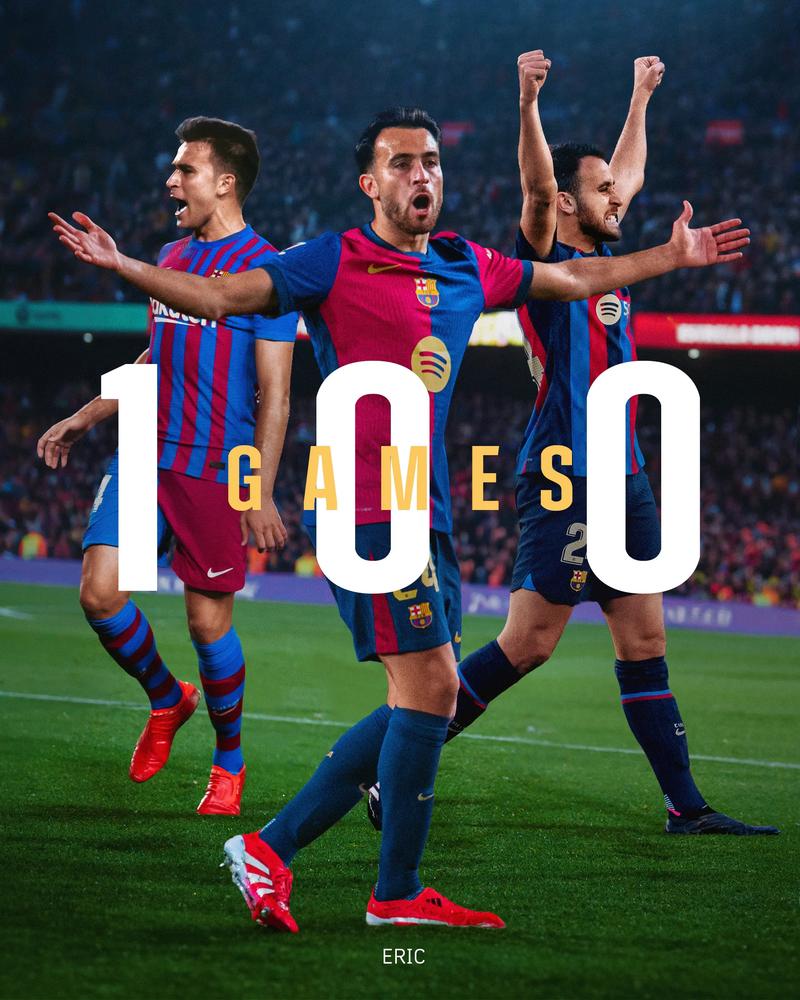 西媒：埃里克·加西亚肌肉超负荷缺席巴萨今日合练