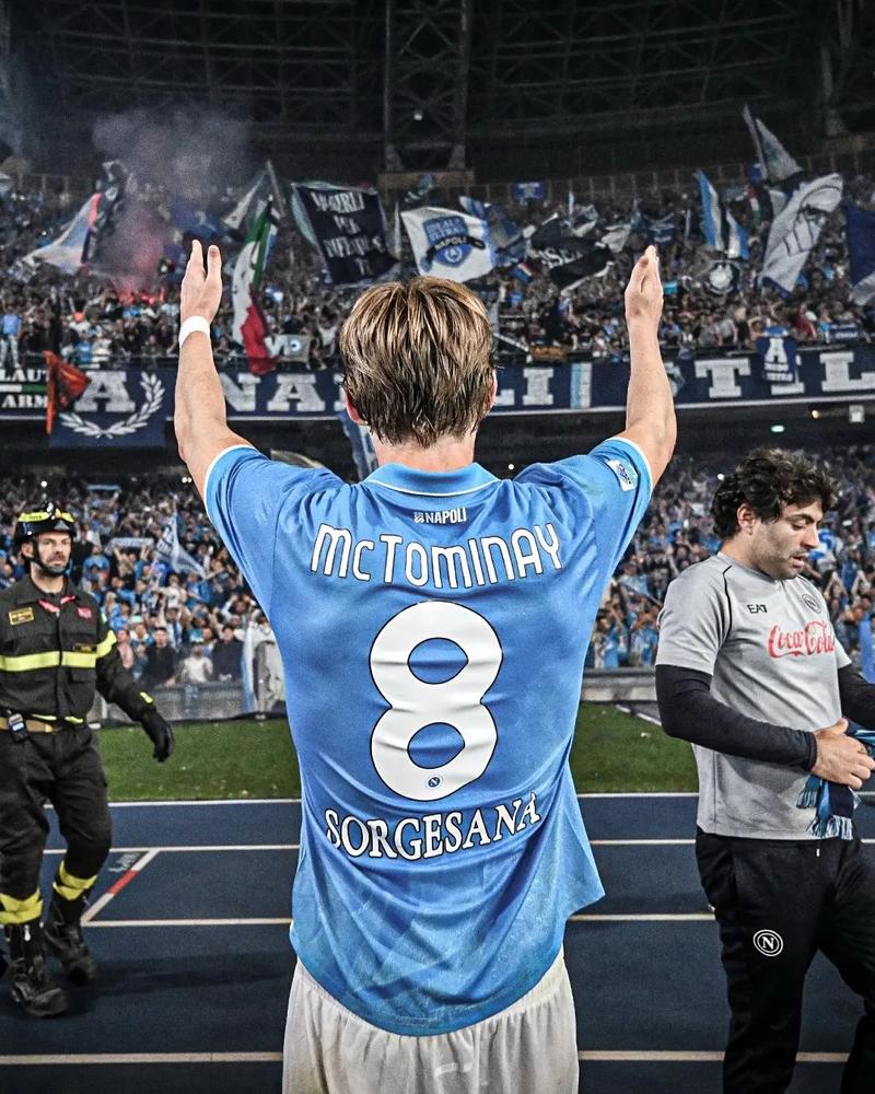麦克托米奈是那不勒斯二号射手，联赛参与10球占球队总进球22%