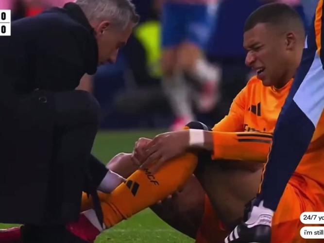 RMC：皇马医疗团队失误导致检查姆巴佩膝盖时出错，球员非常无语