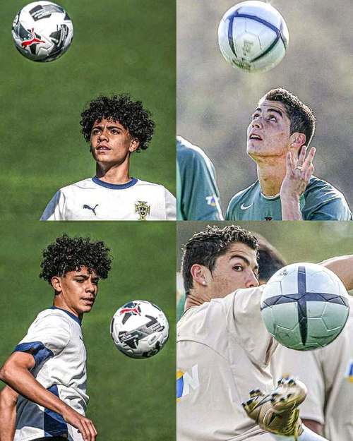 追随父亲脚步！TA：15岁迷你罗周二随皇马U16训练，有望未来加盟