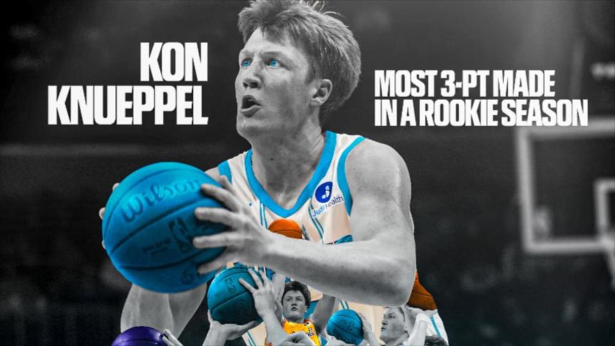 克尼佩尔单季247记三分队史第二 要成首个夺联盟赛季三分王新秀？