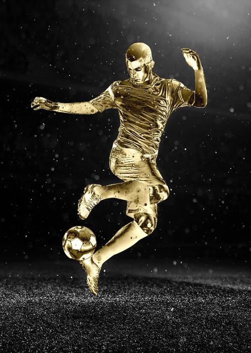 谁能踢上？世界杯决赛用球谍照：白色为底，搭配金色和黑色细节