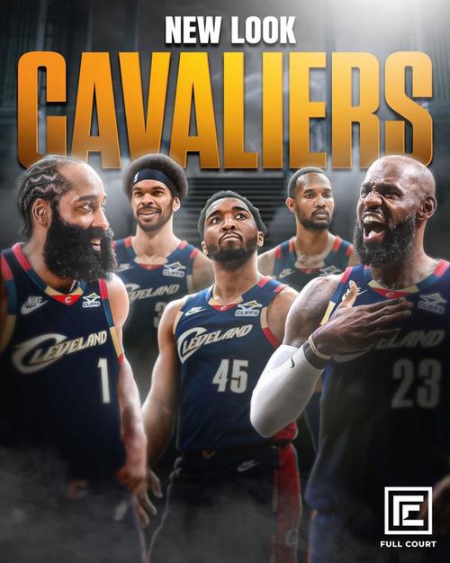 骑媒：若詹姆斯不退役 哈登和米切尔预计将在休赛期招募他回家