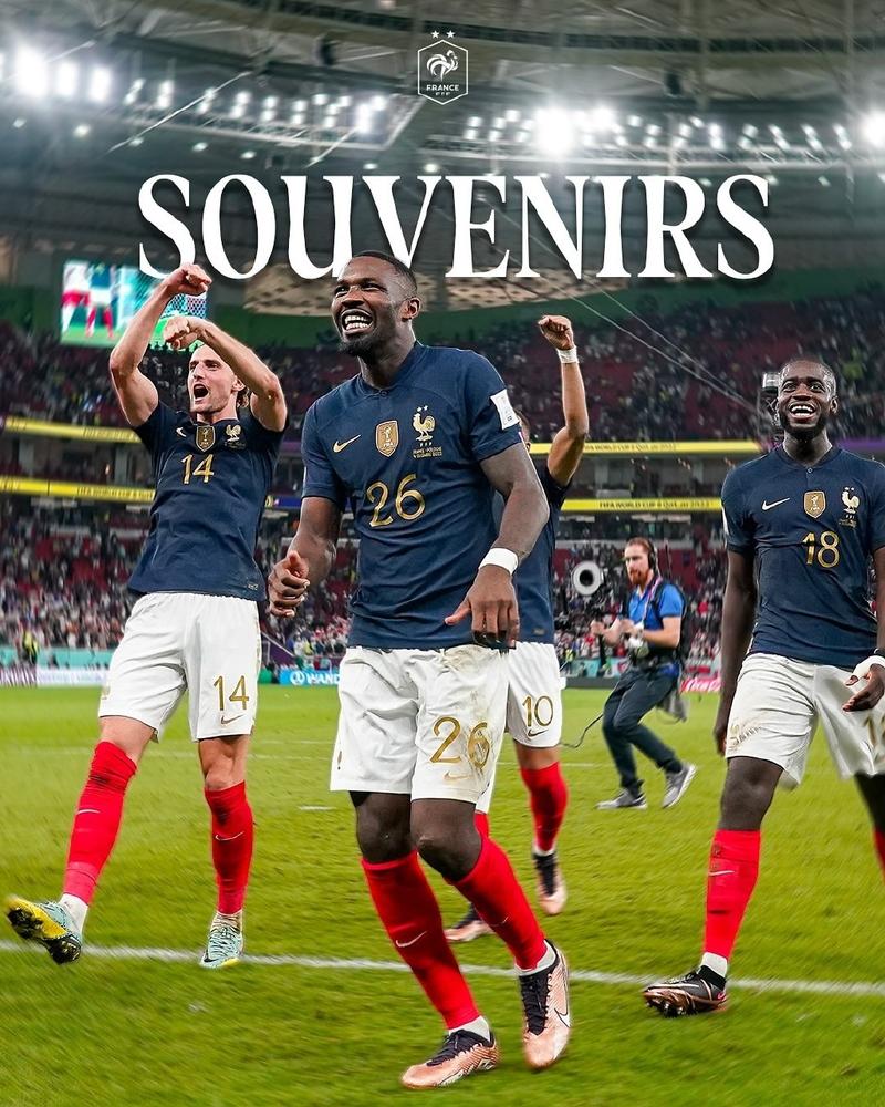 法国队连续3场比赛丢球，自2023年11月至2024年3月以来的首次