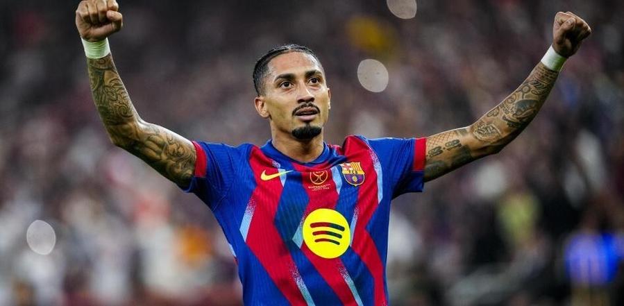 世体：巴萨给拉菲尼亚放假，让他在巴西陪伴家人