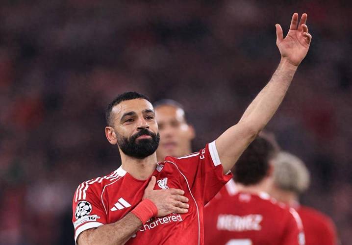 泰晤士报：恢复进展顺利，萨拉赫预计将在对阵曼城时复出