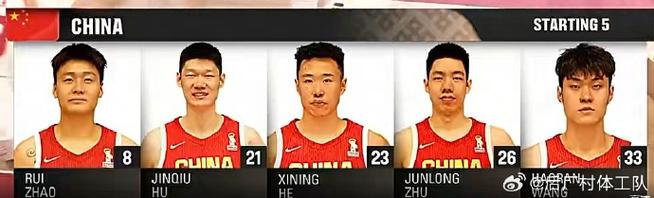 常规赛第32轮最佳阵容：王浩然 斯蒂尔 贺希宁 赵睿 塔克