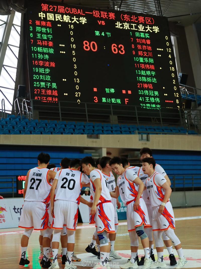 CUBAL-中国海大6人上双狂胜哈尔滨体院63分 李依坤16分