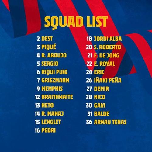 塞尔：巴尔德、孔德和埃里克·加西亚将复出，迎接赛季关键阶段