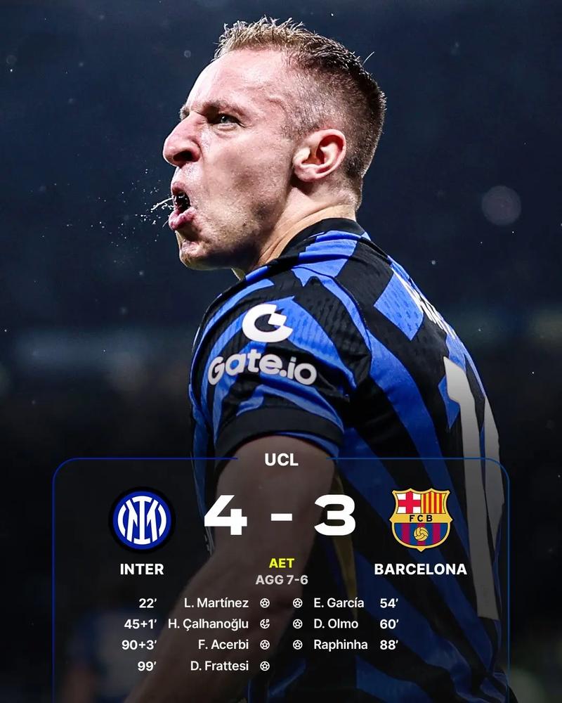 罗马诺:巴萨尚未与国米谈巴斯托尼转会,国米对球员互换不感兴趣