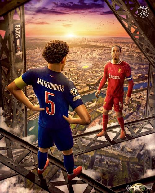 即将迎战利物浦！巴黎发布欧冠赛前预热海报