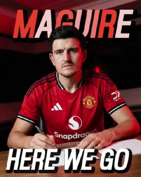他留下！官方：曼联与33岁马奎尔续约至2027年，附带1年续约选项