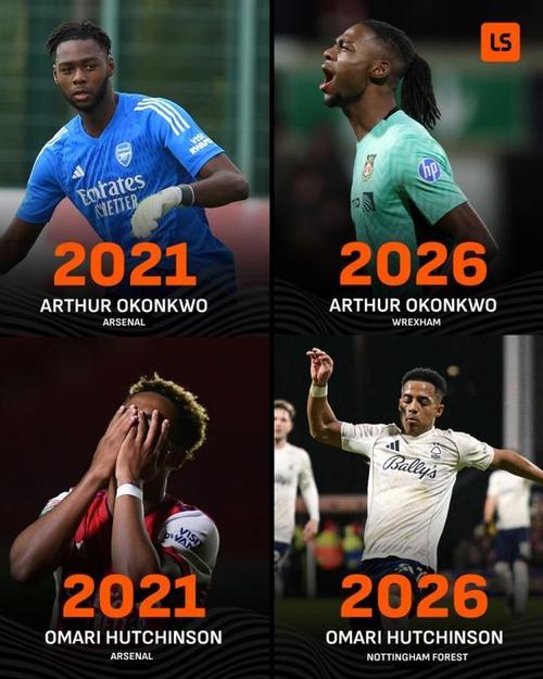 官方：前阿森纳青训门将奥孔科沃会籍变更，从英格兰转为尼日利亚