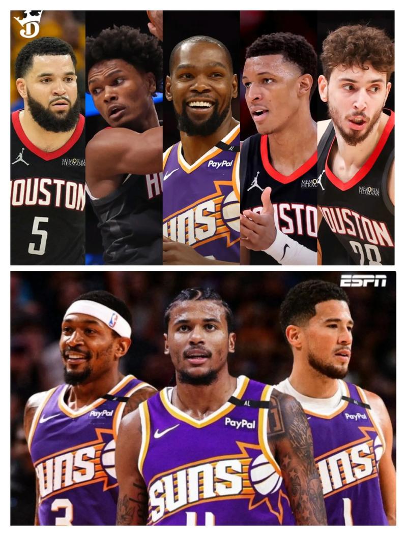 记者：火箭连续两季横扫太阳 区别是KD&杰伦·格林/狄龙互换阵营