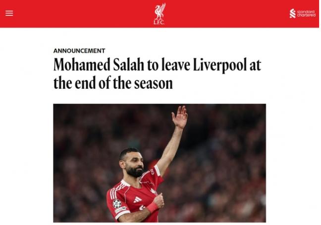 萨拉赫社媒致敬罗伯逊：成为你的朋友是我的荣幸，你作为传奇离开