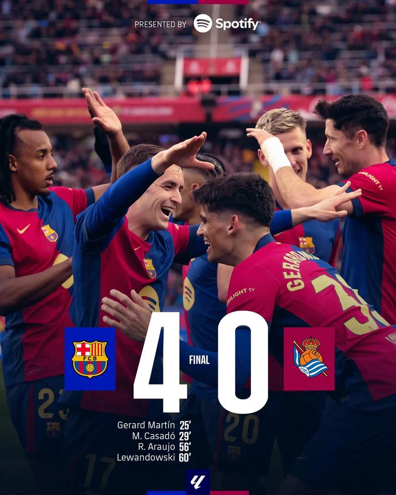 阿斯报:巴萨可能大幅轮换,中卫阿劳霍+库巴西、后腰卡萨多