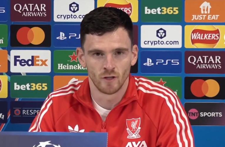 赛季末将离队！罗伯逊社媒晒谢场照片：谢谢你，安菲尔德