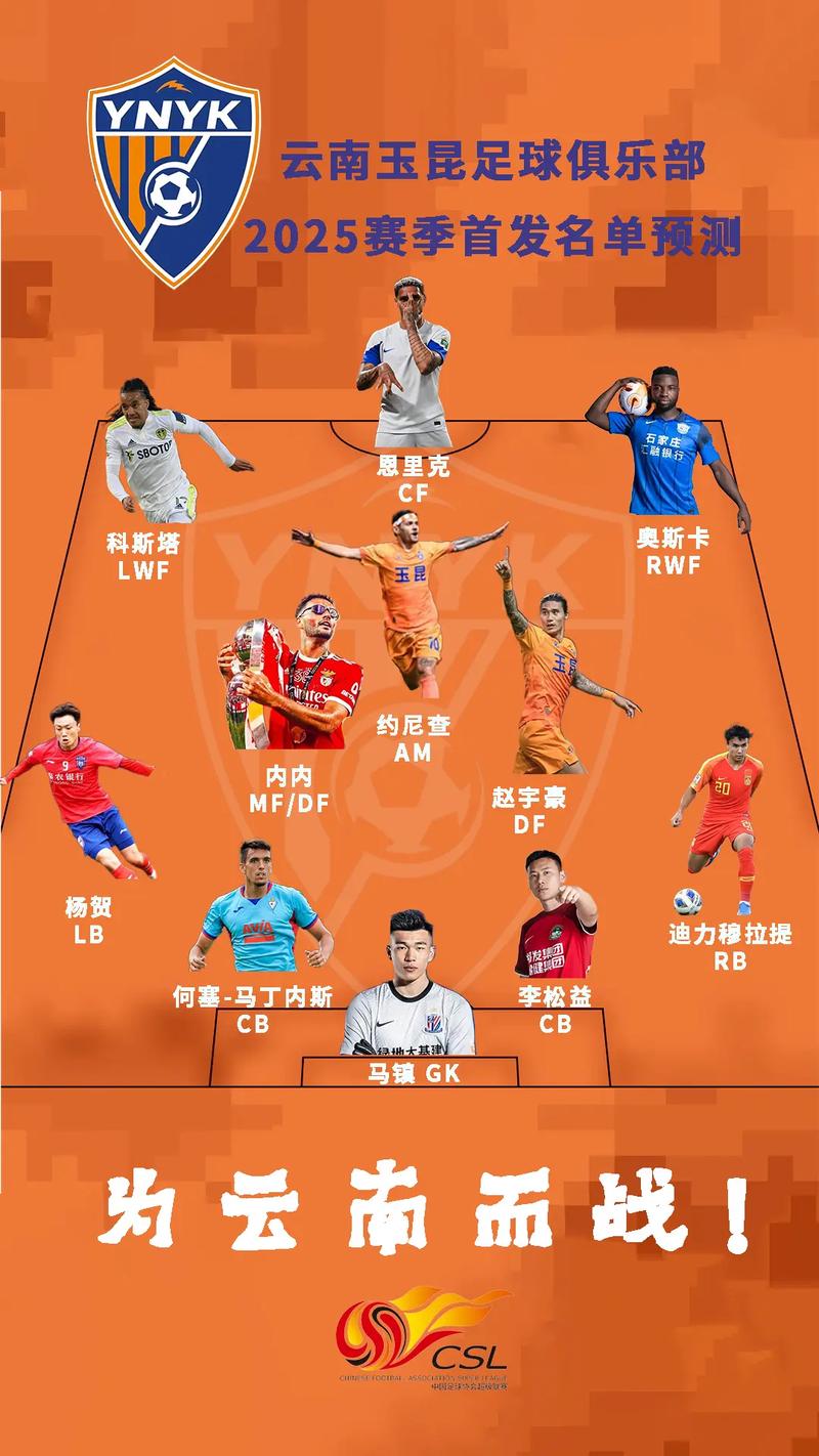 深圳新鹏城主战云南玉昆首发阵容出炉!