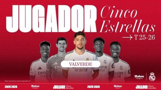 上赛季来五大联赛球员出场数：巴尔韦德109场居首，前3均来自皇马