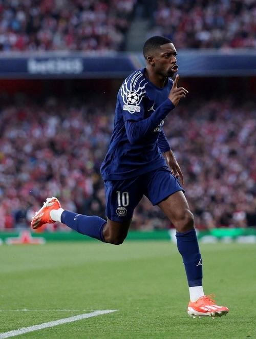 欧冠官方本轮最佳球员候选:登贝莱、奥利塞、奥尔莫、苏维门迪