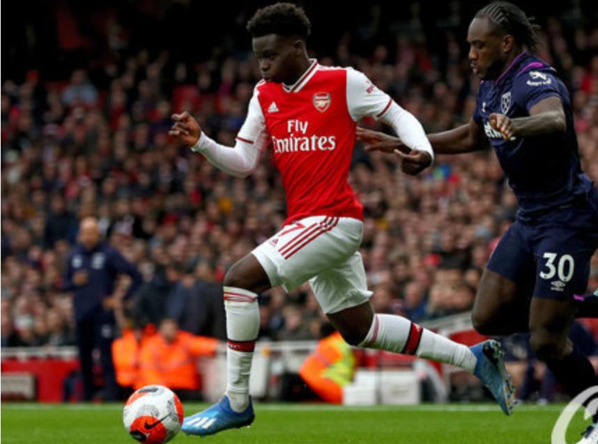 镜报：萨卡去年凭借精明的商业运作，将200万英镑收入囊中