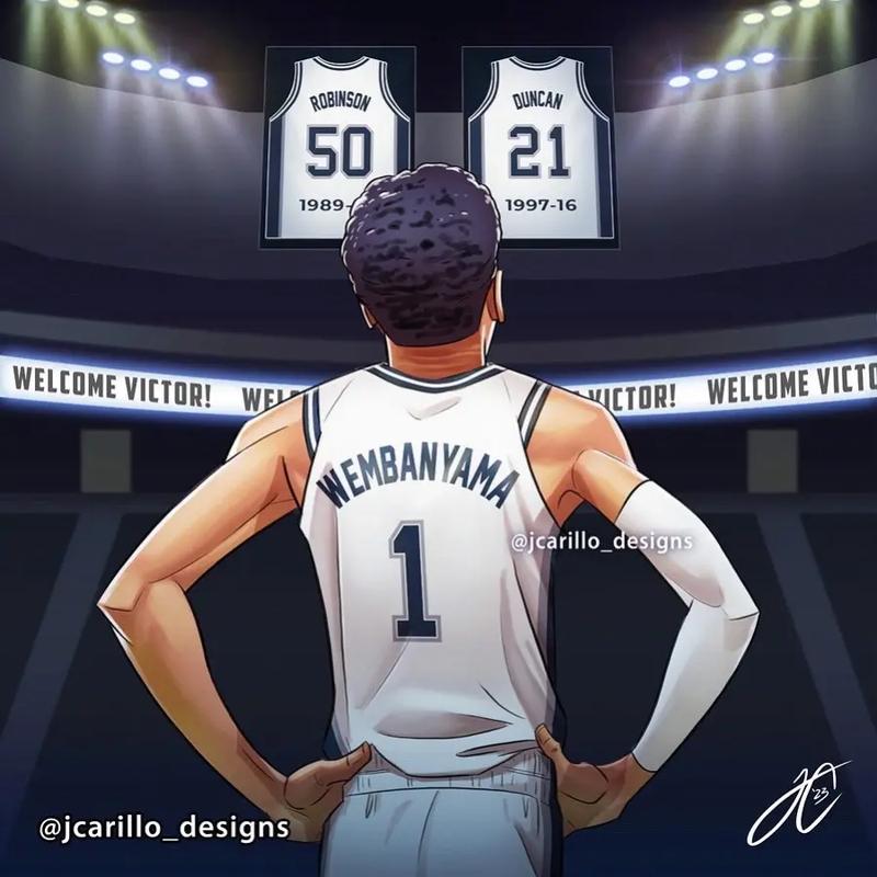 文班：邓肯&上将观战让我安心 似感觉他们会在我跌倒时扶我一把